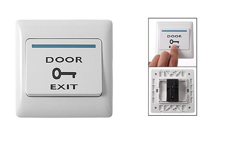 NAVKAR SYSTEMS DIY Full Complete RFID Access Control Kit Set for Single Door (White)