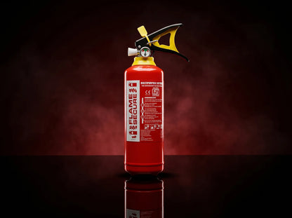 ABC TYPE FIRE EXTINGUISHER CAPACITY 2KG BRAND FLAME SECURE