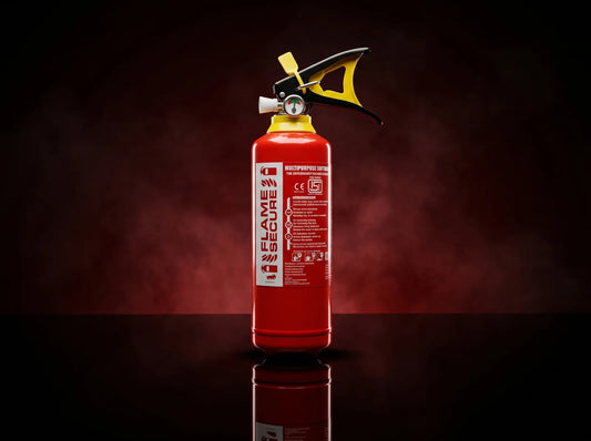 ABC TYPE FIRE EXTINGUISHER CAPACITY 4KG BRAND FLAME SECURE