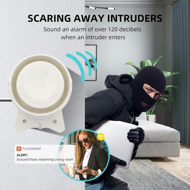 Combo-CN216 (ACJ-405) WiFi GSM Touch Security System Complete Kit with 1 Piece Wireless Shutter Sensor (SH-43)