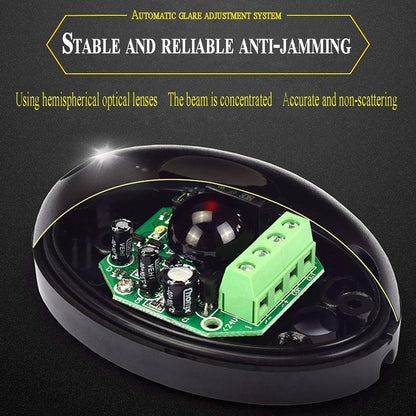 SB-10 Single Beam Sensor 10 Meter | Single Photoelectric Detector Active IR Alarm Host for Security System (Pack of 3)
