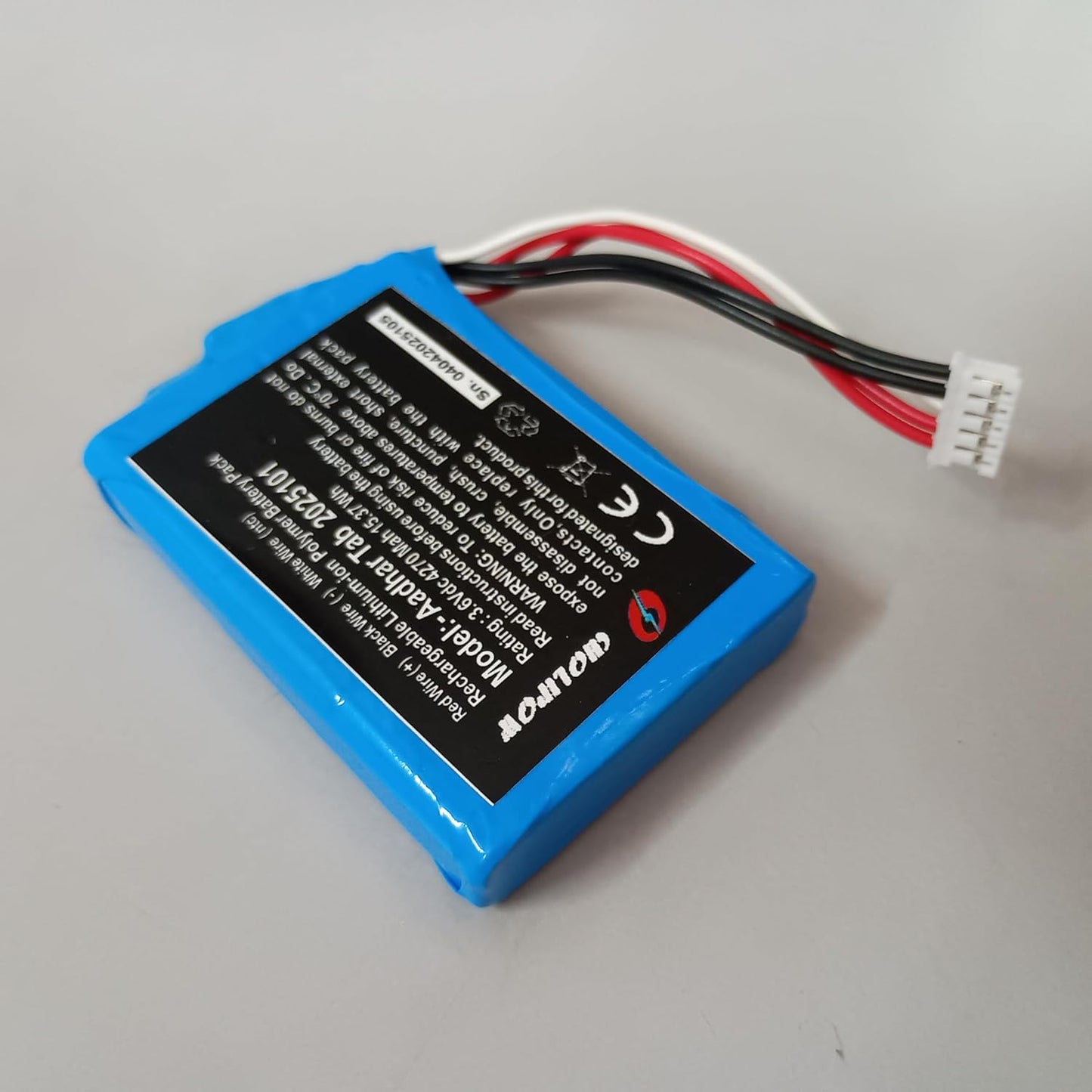 (BT-502) Battery for Realtime Aadhar Tab biometric time and attendance Machine