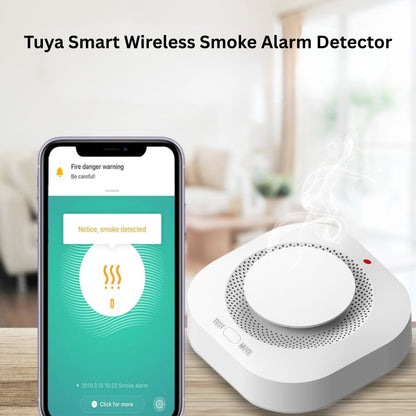 Navkar Systems Tuya smart wireless smoke alarm detector