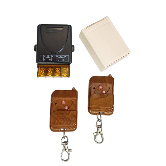 Combo-CN256 433Mhz 220V 1 Channel Wireless Remote Control Switch Module Gate Up Down Controller Motor