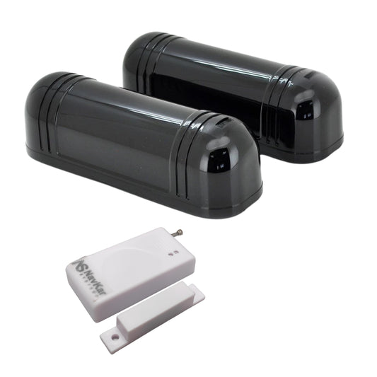 ABT-250 Tri Beam Sensor 250 Meter with MCT-43 Wireless Sensor 433 Mhz for Wireless Communication (Security System Not Included)