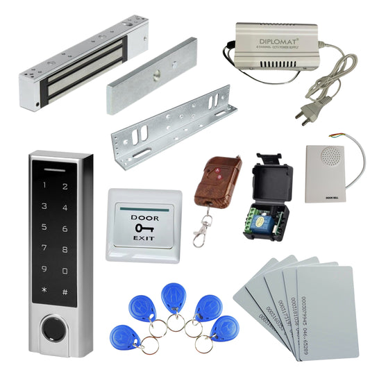 Combo-CN272 Weather Proof Biometric Card Access Control with Electromagnetic Lock 600lbs