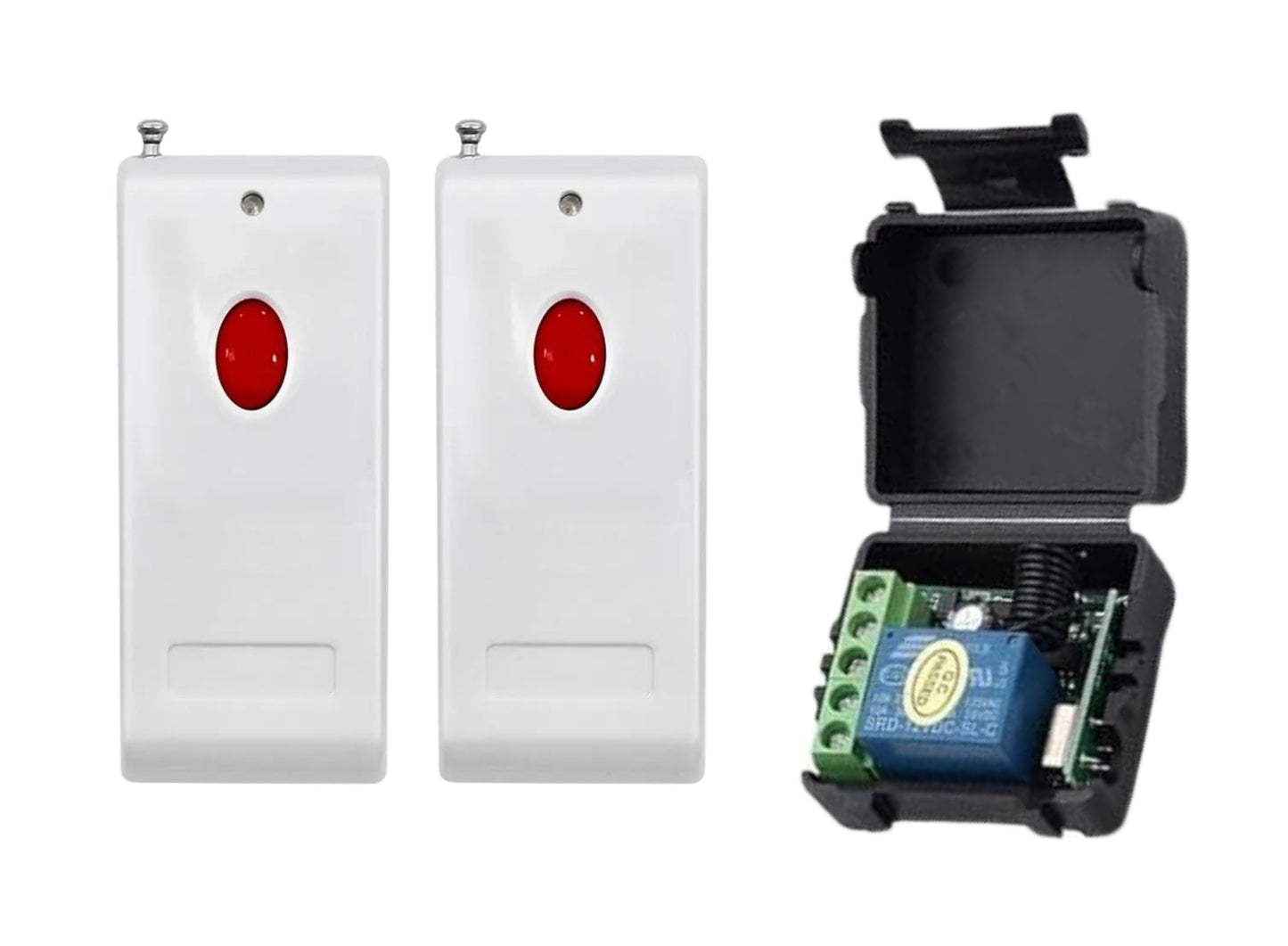 Combo-CN286 (RR-120143) Remote Receiver with 2 (RM-WH0143) White Remotes for Electronic or EM Door Lock