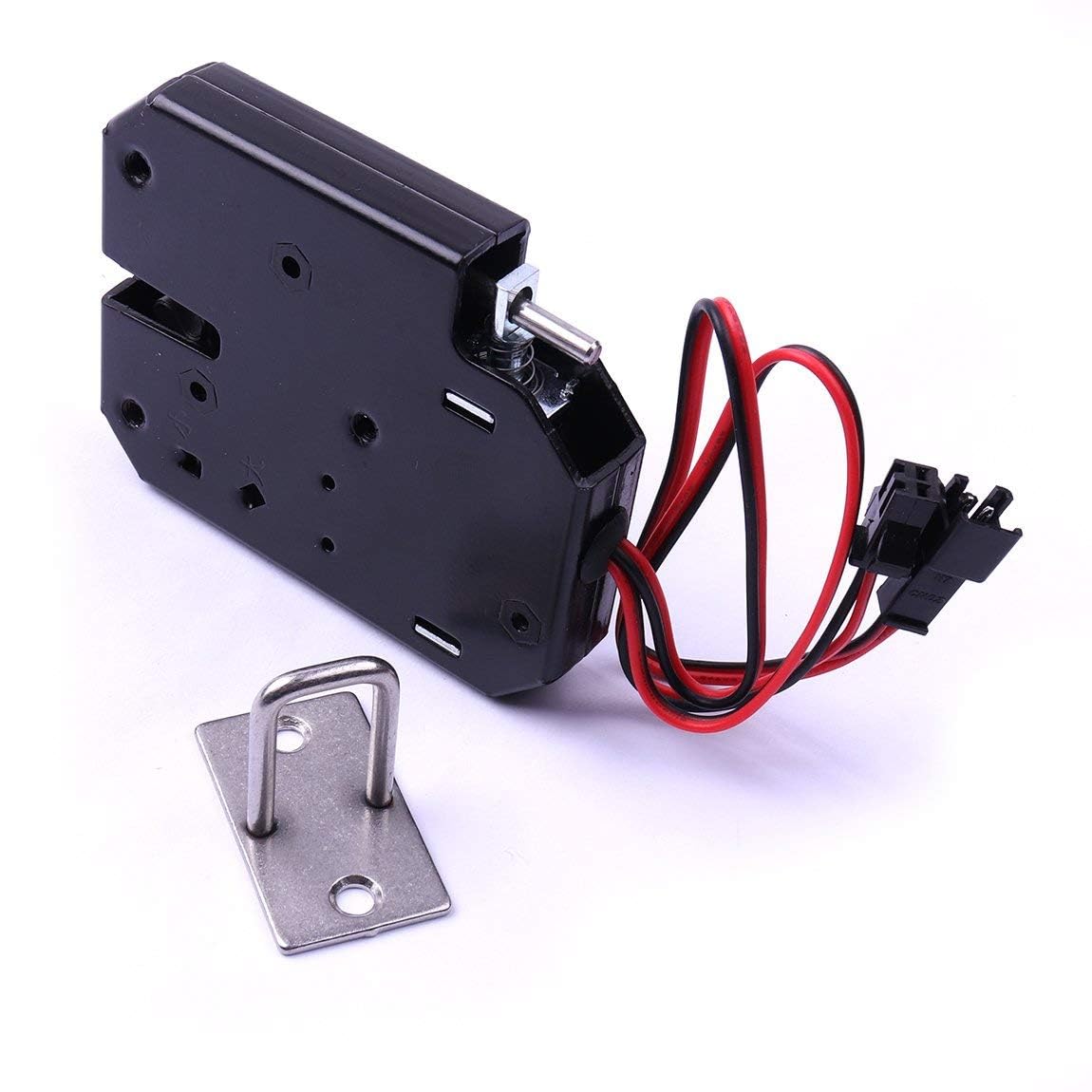 Navkar Systems Electronic Door Lock - Powder Coated Finish (Black) with acbc-sc5h Biometric Access with 500 Users
