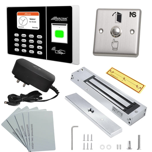 Biometric Attendance & Access Control System with EM Lock & Push Button