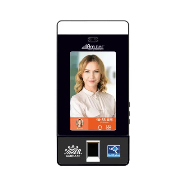Realtime T502F Mini | AI Face & Fingerprint Attendance System