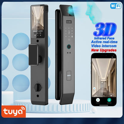 SLX-2 Tuya Smart Door Lock 3D Face Recognition With Video Intercom Function