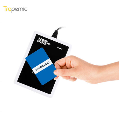 Navkar Systems Contactless Low/High Card Low/High Frequency RFID Hotel Smart Card Reader Encoder for Hotel System