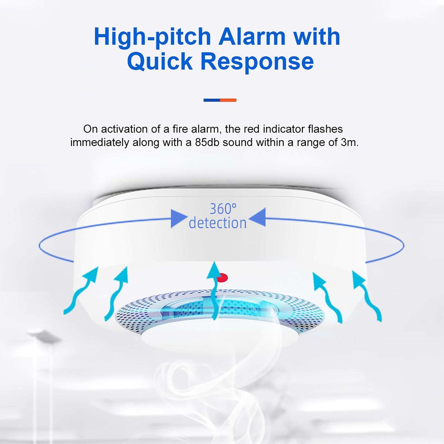 Navkar Systems Tuya smart wireless smoke alarm detector