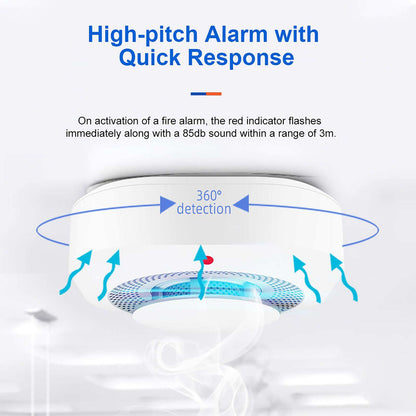 Navkar Systems Tuya smart wireless smoke alarm detector