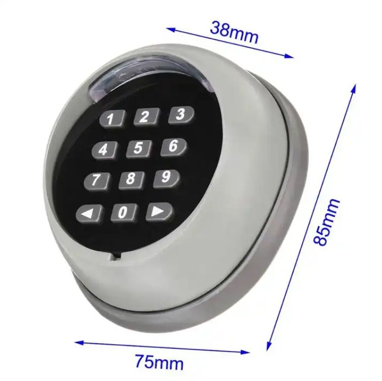 Wireless Keypad for Gate Opener - Wireless Security Keypad Remote Door Operator Panel - Gate Opener Accessories