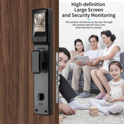 SLX-2 Tuya Smart Door Lock 3D Face Recognition With Video Intercom Function