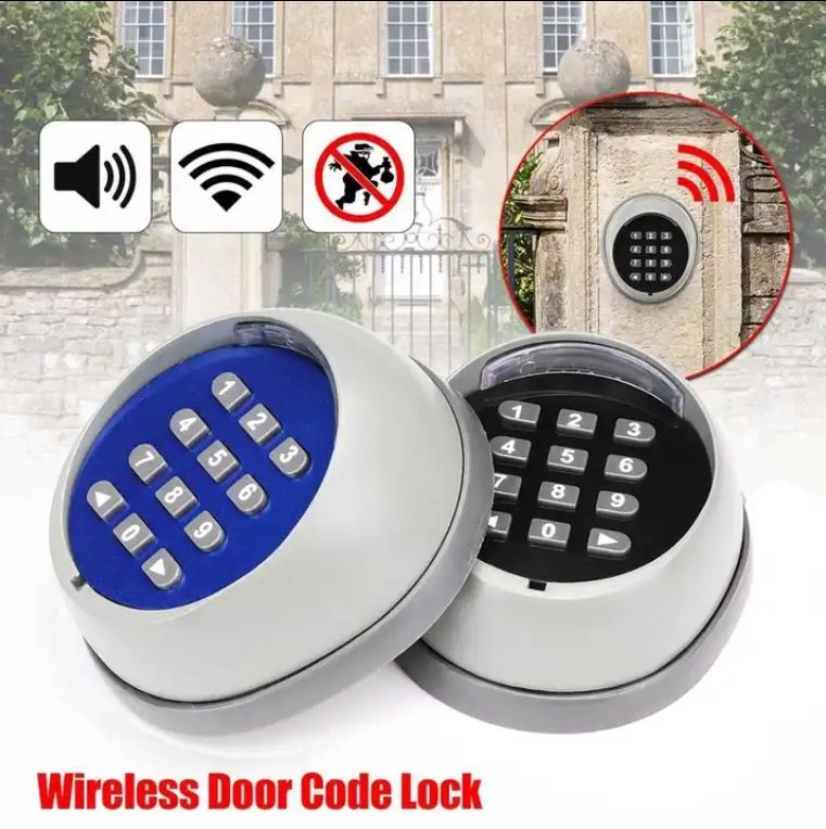 Wireless Keypad for Gate Opener - Wireless Security Keypad Remote Door Operator Panel - Gate Opener Accessories