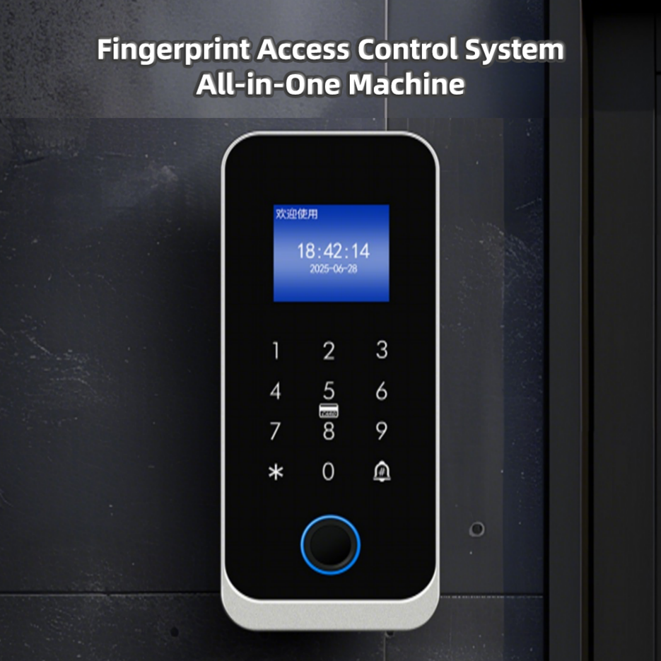 F200 Fingerprint, Card, Password Access Control Remote Compatible, Remote not included