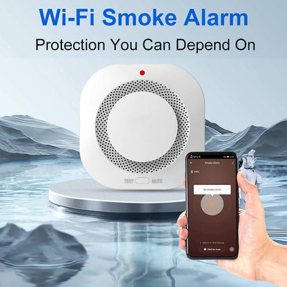 Navkar Systems Tuya smart wireless smoke alarm detector