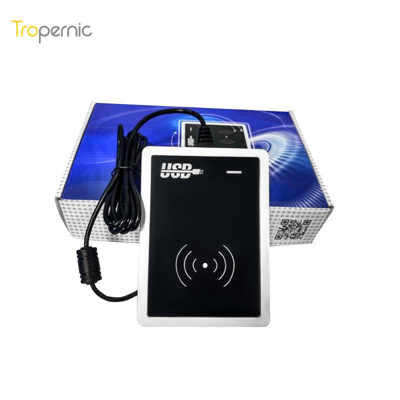 Navkar Systems Contactless Low/High Card Low/High Frequency RFID Hotel Smart Card Reader Encoder for Hotel System