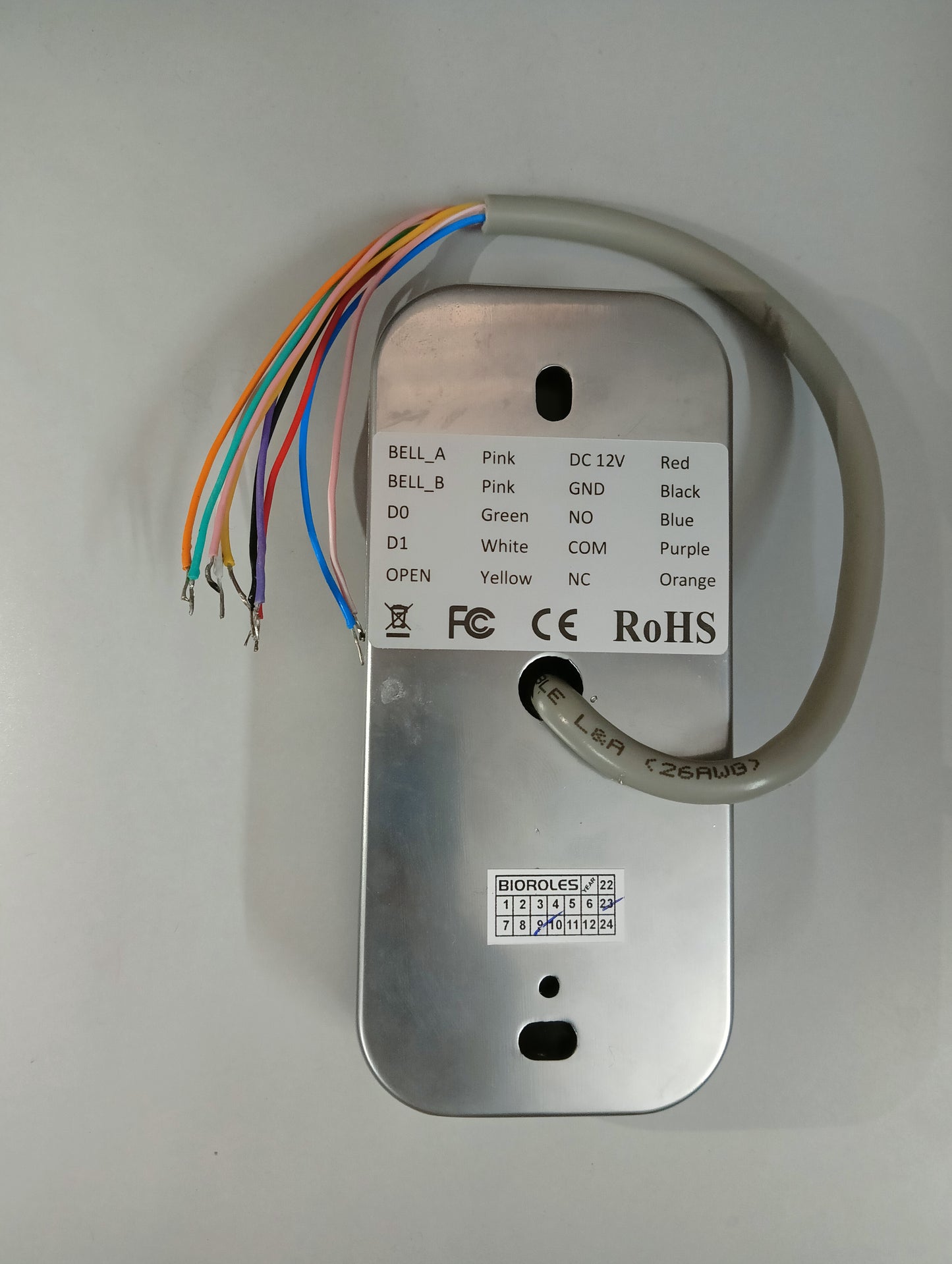 RFID Access Control Panel works on 12-24v DC