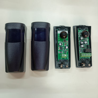 SBWD-10  SINGLE BEAM WIRED INFRARED SENSOR  - Black - 10m Range - Wall Mount - Long Detection Range - Motion Sensor