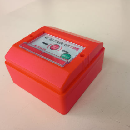 PVC Manual Call Point (MCP) | Fire Alarm Break Glass/Press Type Emergency Switch | Wall Mount Fire Safety Device