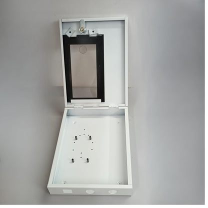 (LFPro-49) Metal Casing for Biometric Machine | Compatible with Realtime, ESSL, ZKTeco Pro Series Long Range Biometric Model | Heavy Duty Wall Mount Cabinet Enclosure for Protection & Security