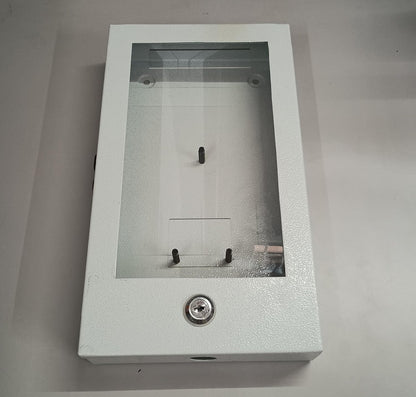 (MC-P17) Navkar Systems Metal Casing for Biometric Machine | Compatible with Realtime Pro 1700 | Heavy Duty Wall Mount Cabinet Enclosure for Protection & Security