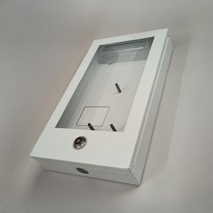 (MC-P17) Navkar Systems Metal Casing for Biometric Machine | Compatible with Realtime Pro 1700 | Heavy Duty Wall Mount Cabinet Enclosure for Protection & Security