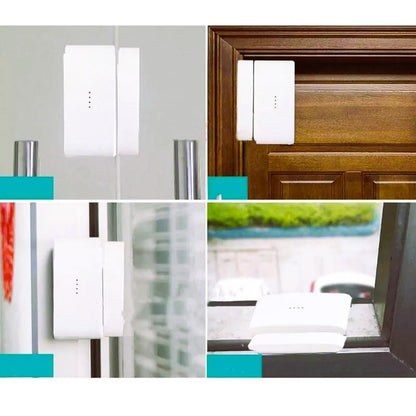 (MCJ-43) NAVKAR SYSTEMS 433MHZ Wireless Window Door Sensor WiFi Magnetic Detector Home Alarm System