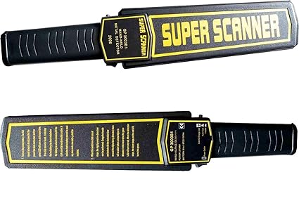 TECH-03 Hand Metal Detector, Portable Light-Weight Security Super Scan ...