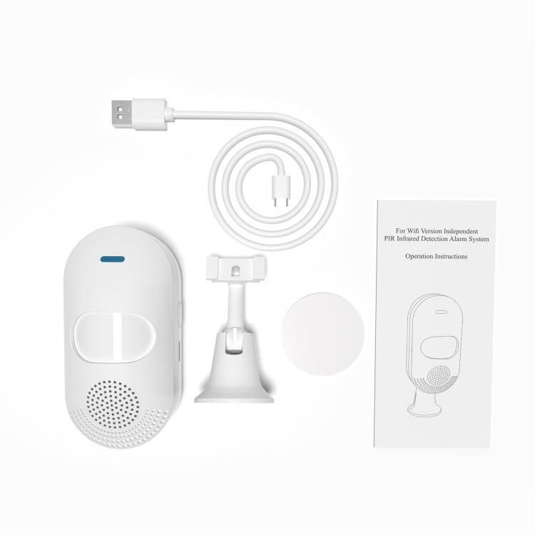 TUYA APP Control Wireless PIR Motion Sensor Alarm WiFi Motion Detector