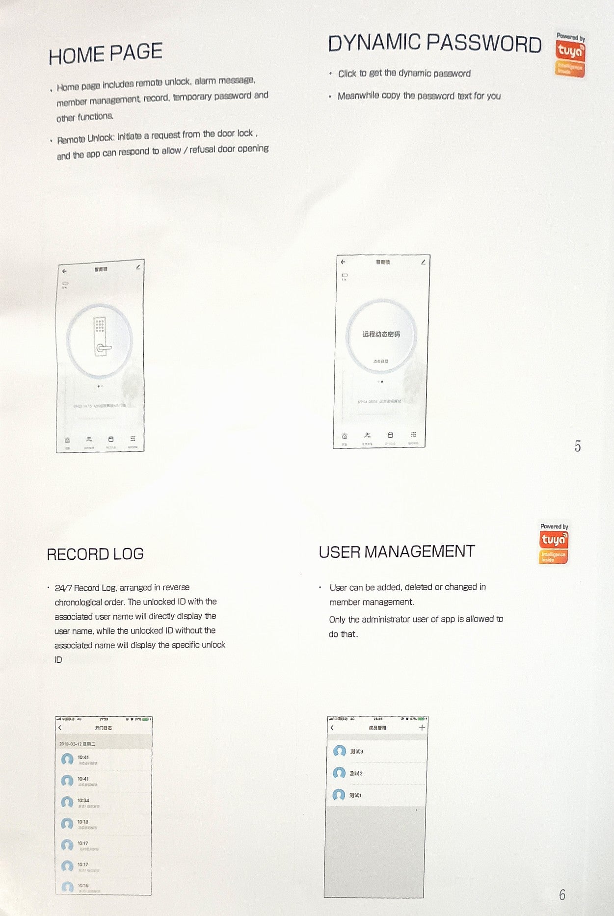 BMT-22  Weatherproof Tuya WiFi Smart Door Lock Digital Password Double Fingerprint Electronic motorised Rim Lock for All Swing Doors