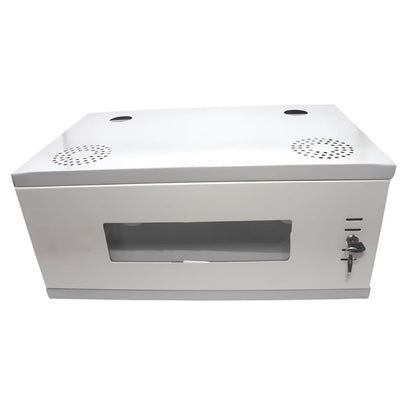 (RK-4U) 4U CCTV Dvr Rack/Nvr/Server/Network Rack with 4 Power Socket Plug Transparent Glass Door Metal Cabinet Box