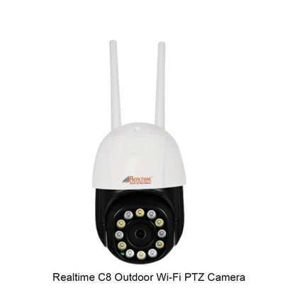 Realtime Model: C8,  3 mp Outdoor Wi-fi Ptz Camera