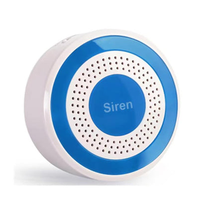 (SRRD-43) Wireless Sound and Light Strobe Siren 433mhz 100dB Home Security Strobe Siren for WiFi GSM Alarm Panel System (20 Wireless Defense Zones, 5 Wireless Remote Controllers)