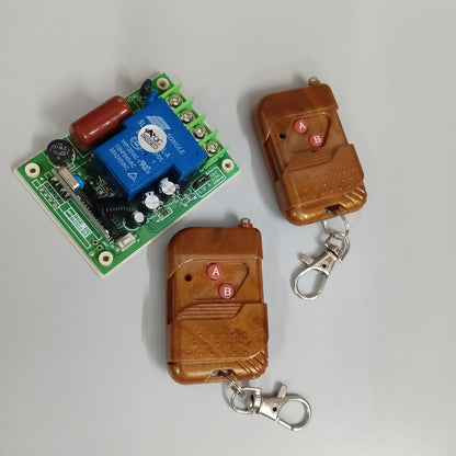 Combo-CN256 433Mhz 220V 1 Channel Wireless Remote Control Switch Module Gate Up Down Controller Motor