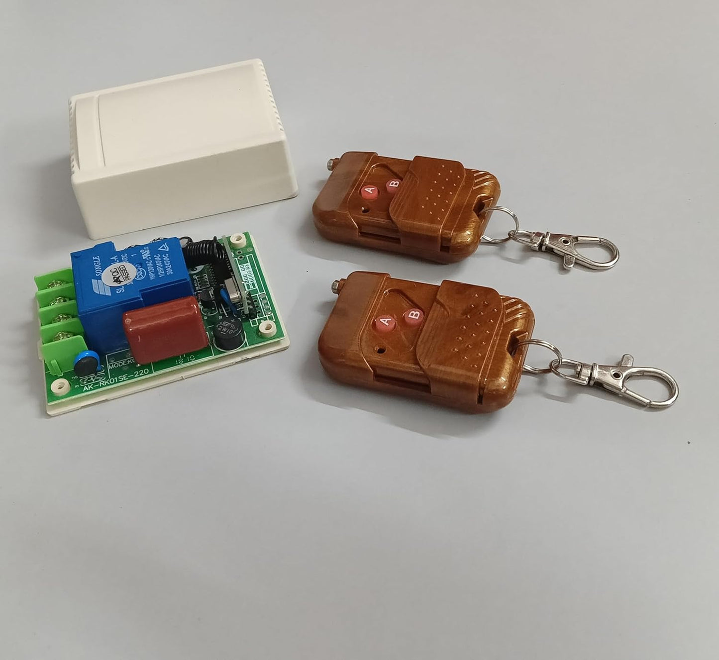 Combo-CN256 433Mhz 220V 1 Channel Wireless Remote Control Switch Module Gate Up Down Controller Motor