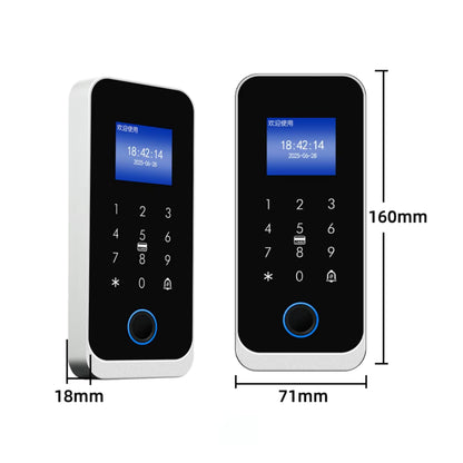 F200 Fingerprint, Card, Password Access Control Remote Compatible, Remote not included
