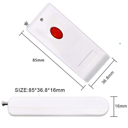 (RM-WH0143) Wireless Remote Control Switch 433mhz with anteena with red Button for 50-100 Meter Range (Pack of 1)
