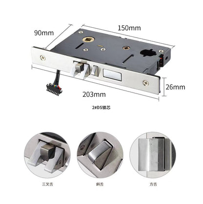 Hotel Lock with Aluminium Alloy Material and Free Software Anti Rust with High Quality Hotel Door Lock