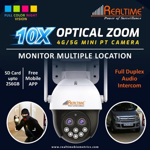 Realtime 4g/5g Mini PT Camera