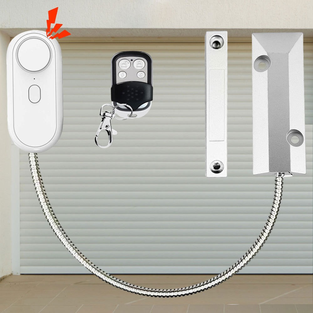 SH-AL Wireless 433MHz Roller Shutter Garage Gate Alarm System Portable Magnetic Detector Thick Switch Anti-Theft Security for Rolling