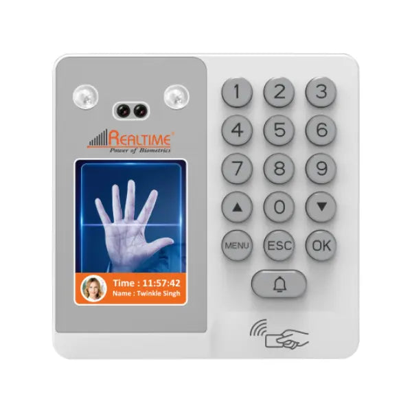 The Realtime TD1D (FP) biometric attendance and access control device