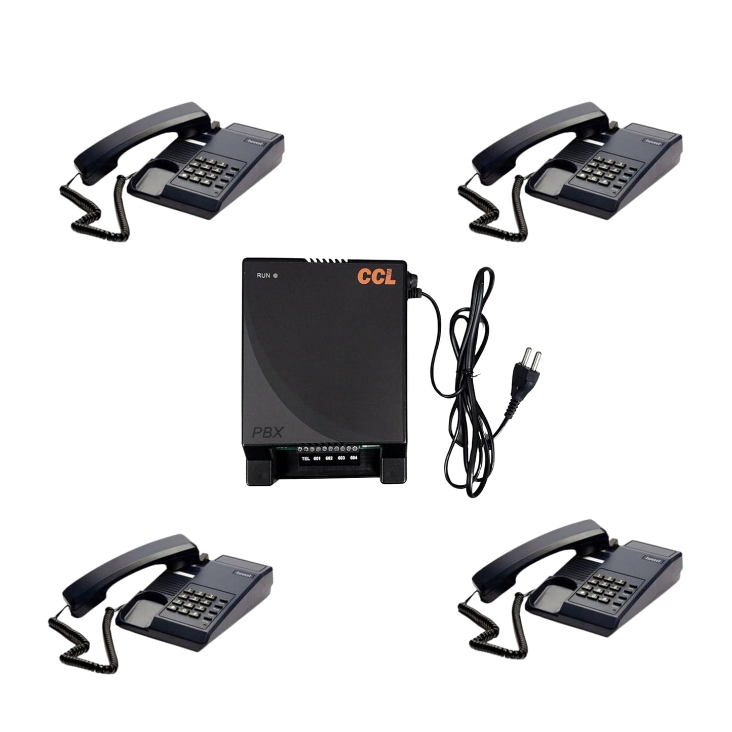 Combo-CN95 CCL104b EPABX Intercom System with 4 pcs BEETEL C11 Phone