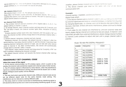 5280 Feet Range 4 Units Set Intercoms FM Wireless Home Intercom System for House Business Office Room to Room Communication Intercom System