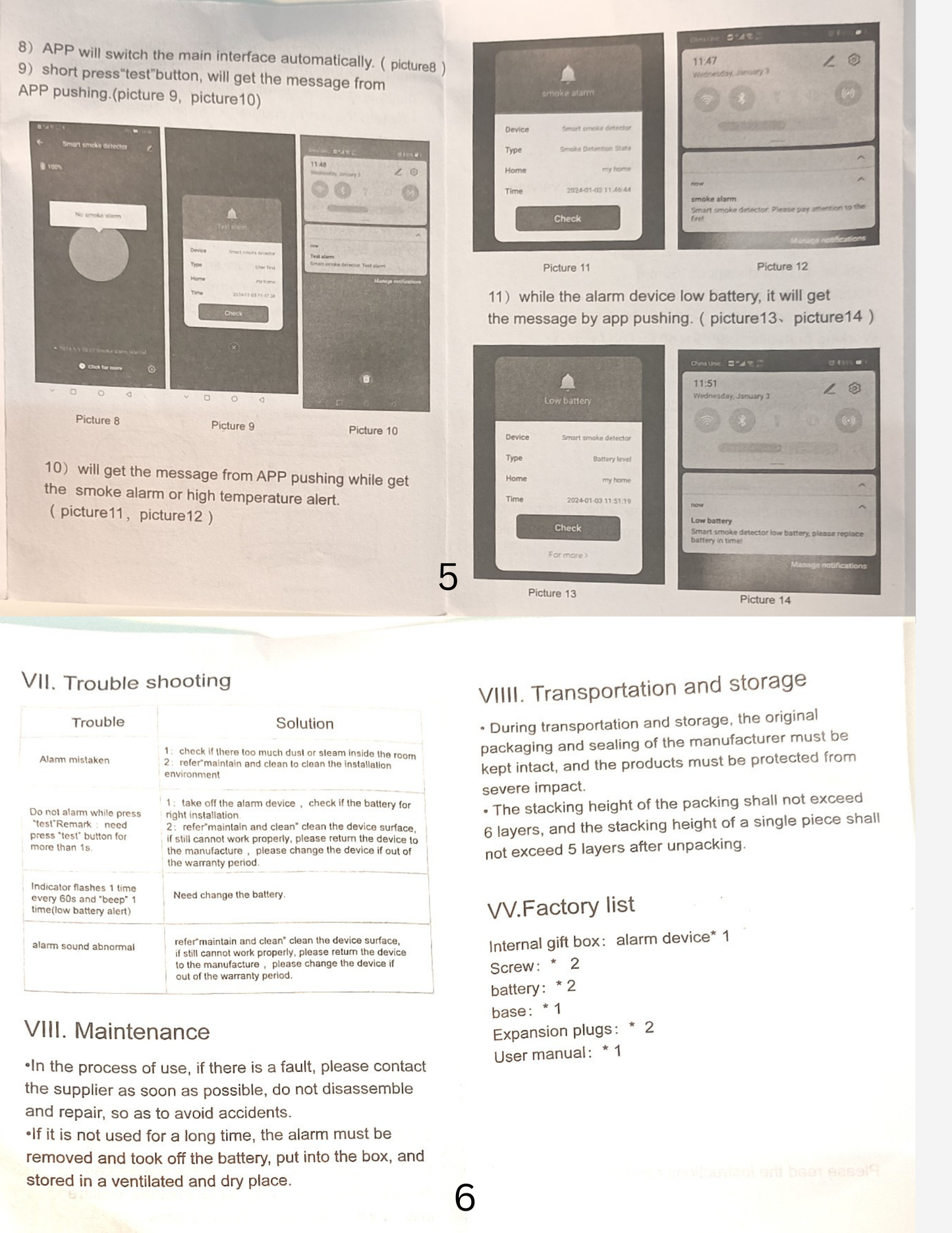 Navkar Systems Tuya smart wireless smoke alarm detector