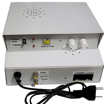 AS-2C Two Way 2 Channel Audio SWITCHER Without Audio Units (1 Side Audio At A Time)