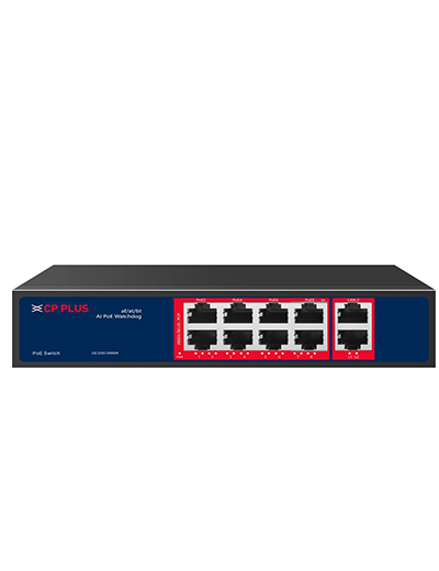 CP-ANW-GPU8G2-N12 8 Ports Gigabit Unmanaged POE Switch – NavKar Systems